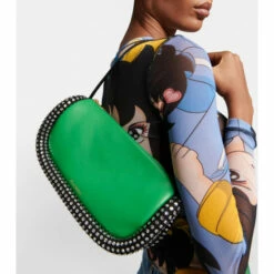 JW Anderson Bumper Embellished Leather Shoulder Bag