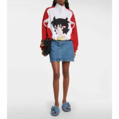 JW Anderson Chain Twist Denim Sandals