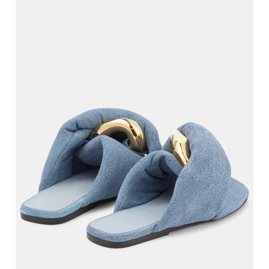 JW Anderson Chain Twist Denim Sandals 4 JW Anderson Chain Twist Denim Sandals - Image 2