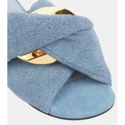 JW Anderson Chain Twist Denim Sandals 11 JW Anderson Chain Twist Denim Sandals -Proenza Schouler Discount Store unnamed file 127