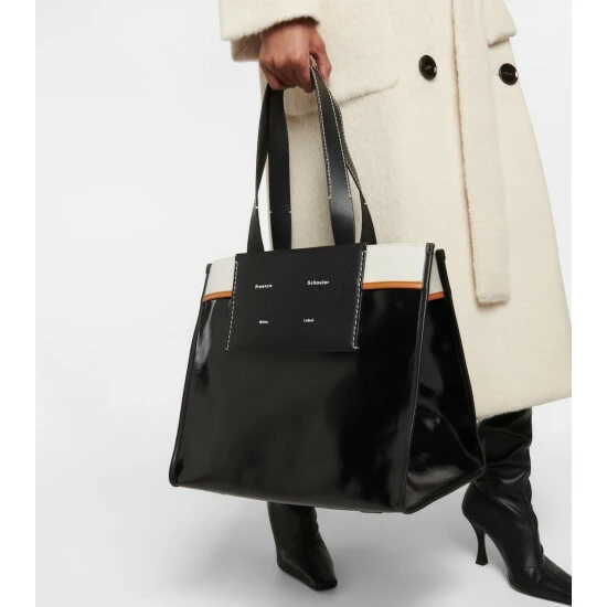 Proenza Schouler Morris XL Coated Canvas Tote Bag 3 Proenza Schouler Morris XL Coated Canvas Tote Bag