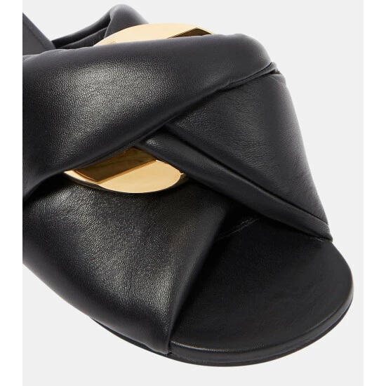 JW Anderson Chain Twist Leather Sandals 7 JW Anderson Chain Twist Leather Sandals - Image 5