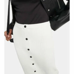 Proenza Schouler Rib-knit High-rise Midi Skirt -Proenza Schouler Discount Store unnamed file 175