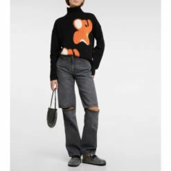 JW Anderson Crystal-embellished Suede Slippers