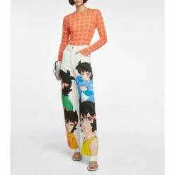 JW Anderson Logo Printed Top