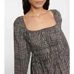 Proenza Schouler White Label Checked Cotton Poplin Midi Dress -Proenza Schouler Discount Store unnamed file 211
