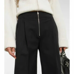 Proenza Schouler High-rise Wide-leg Wool-blend Pants -Proenza Schouler Discount Store unnamed file 220