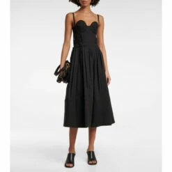Proenza Schouler Cotton-blend Midi Dress