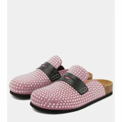 JW Anderson Crystal-embellished Suede Slippers -Proenza Schouler Discount Store unnamed file 257