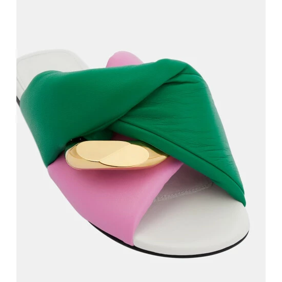 JW Anderson Chain Twist Leather Sandals 7 JW Anderson Chain Twist Leather Sandals - Image 5