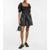Proenza Schouler White Label Faux Leather Minidress