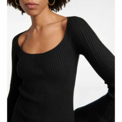 Proenza Schouler Ribbed-knit Silk-blend Midi Dress -Proenza Schouler Discount Store unnamed file 330