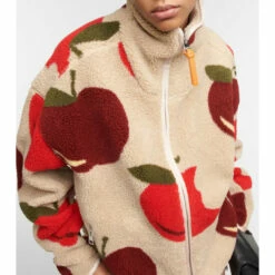 JW Anderson Printed High-neck Fleece Jacket -Proenza Schouler Discount Store unnamed file 369