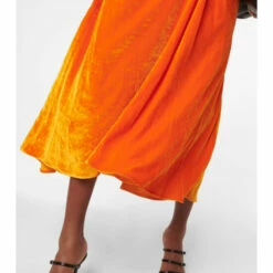 Proenza Schouler Ruched Velvet Midi Dress -Proenza Schouler Discount Store unnamed file 380