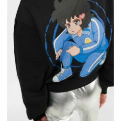 JW Anderson X Run Hany Printed Cotton Hoodie -Proenza Schouler Discount Store unnamed file 381