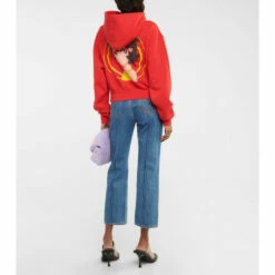 JW Anderson X Run Hany Printed Cotton Hoodie