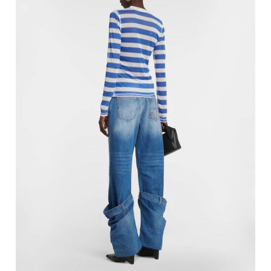 JW Anderson Printed Long-sleeved Mesh Top 4 JW Anderson Printed Long-sleeved Mesh Top - Image 2