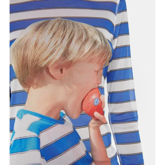 JW Anderson Printed Long-sleeved Mesh Top 6 JW Anderson Printed Long-sleeved Mesh Top - Image 4