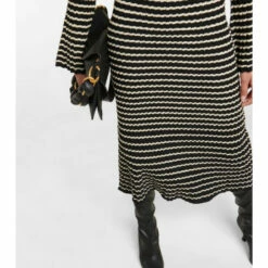 Proenza Schouler Striped Boat-neck Knit Midi Dress -Proenza Schouler Discount Store unnamed file 460