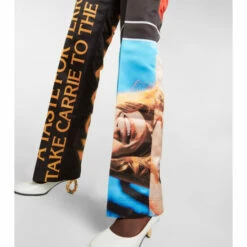 JW Anderson Printed Satin Straight Pants -Proenza Schouler Discount Store unnamed file 476