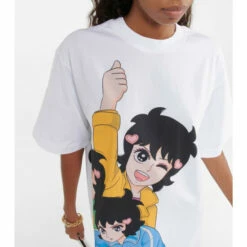 JW Anderson X Run Hany Oversized Printed Cotton T-shirt -Proenza Schouler Discount Store unnamed file 482