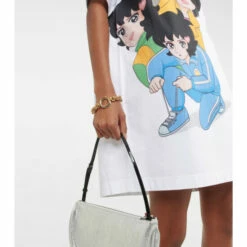 JW Anderson X Run Hany Oversized Printed Cotton T-shirt -Proenza Schouler Discount Store unnamed file 483