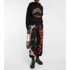 JW Anderson Printed Cotton Jersey Sweatpants