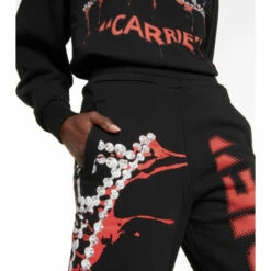 JW Anderson Printed Cotton Jersey Sweatpants -Proenza Schouler Discount Store unnamed file 488