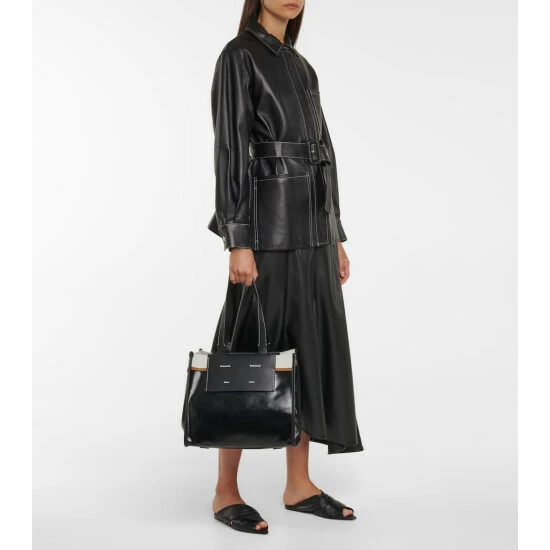 Proenza Schouler White Label Morris Large Coated Canvas Tote 6 Proenza Schouler White Label Morris Large Coated Canvas Tote - Image 4