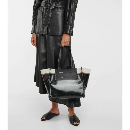 Proenza Schouler White Label Morris Large Coated Canvas Tote 7 Proenza Schouler White Label Morris Large Coated Canvas Tote - Image 5