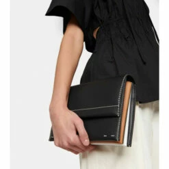 Proenza Schouler White Label Accordition Leather Shoulder Bag