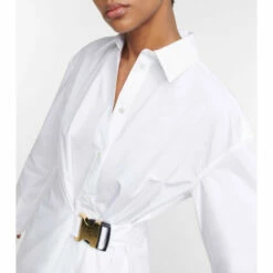 JW Anderson Gathered Cotton Poplin Shirt -Proenza Schouler Discount Store unnamed file 503