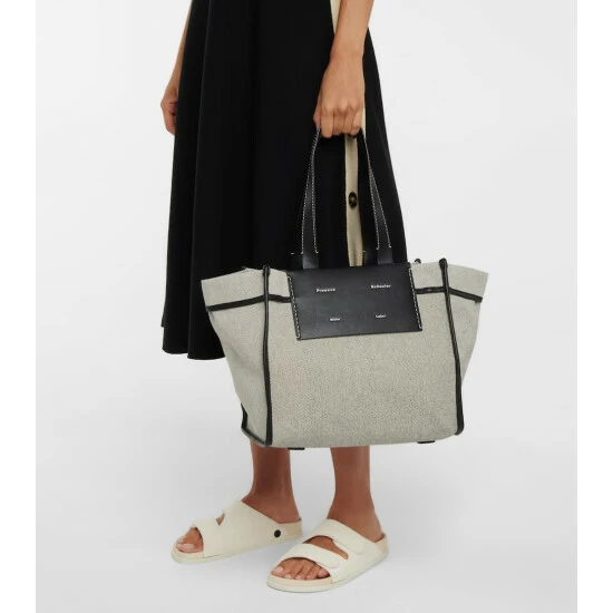 Proenza Schouler White Label Morris Large Canvas Tote 7 Proenza Schouler White Label Morris Large Canvas Tote - Image 5