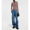 JW Anderson Twisted Embroidered Wide-leg Jeans 1 JW Anderson Twisted Embroidered Wide-leg Jeans -Proenza Schouler Discount Store unnamed file 554