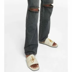 JW Anderson Anchor Leather Slides 9 JW Anderson Anchor Leather Slides -Proenza Schouler Discount Store unnamed file 58