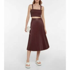 Proenza Schouler Pipe Leather Thong Sandals