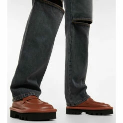 JW Anderson Bumper Leather Platform Loafers -Proenza Schouler Discount Store unnamed file 652