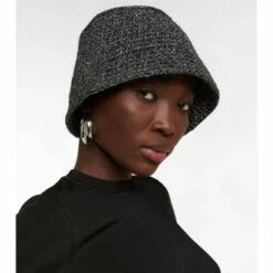 JW Anderson Knitted Cotton-blend Bucket Hat