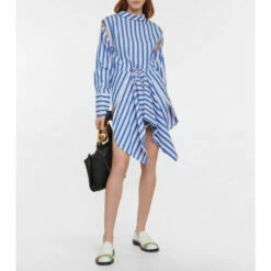 JW Anderson Elastic-trimmed Leather Loafers