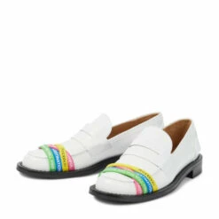 JW Anderson Elastic-trimmed Leather Loafers -Proenza Schouler Discount Store unnamed file 715