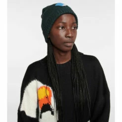 JW Anderson Intarsia Wool Beanie