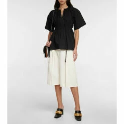 Proenza Schouler Drawstring Cotton Top