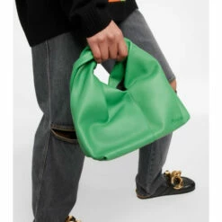 JW Anderson Twister Leather Tote Bag