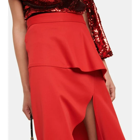 JW Anderson Asymmetric Peplum Midi Skirt 5 JW Anderson Asymmetric Peplum Midi Skirt - Image 3