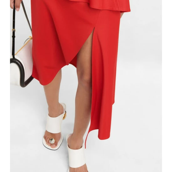 JW Anderson Asymmetric Peplum Midi Skirt 6 JW Anderson Asymmetric Peplum Midi Skirt - Image 4