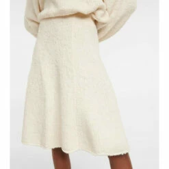 Proenza Schouler Frayed Cotton-blend Midi Skirt -Proenza Schouler Discount Store unnamed file 780