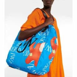 JW Anderson Belt Embroidered Tote Bag