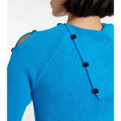 Proenza Schouler Ribbed-knit Cotton-blend Sweater Dress -Proenza Schouler Discount Store unnamed file 799