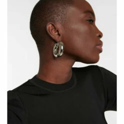 JW Anderson Logo Hoop Earrings -Proenza Schouler Discount Store unnamed file 813