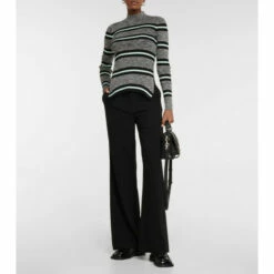 Proenza Schouler White Label Striped Knit Sweater